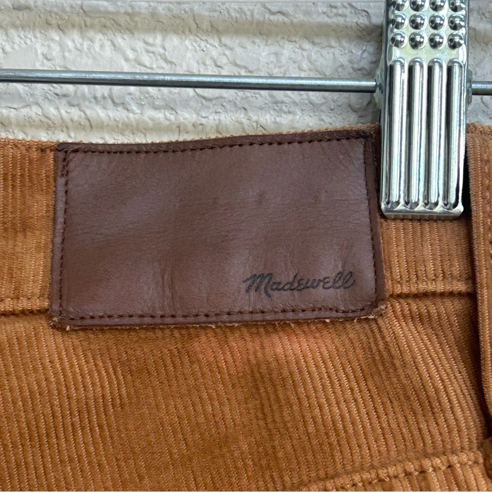 Madewell Women’s Cali Demi-Boot Corduroy Cropped Button Fly Pants Brown 23 - Picture 7 of 10